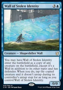 Wall of Stolen Identity⁣ - Commander 2019⁣ (Rare)⁣ [13]