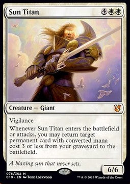 Sun Titan⁣ - Commander 2019⁣ (Mythic)⁣ [76]