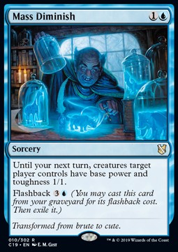 Mass Diminish⁣ - Commander 2019⁣ (Rare)⁣ [10]