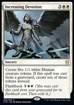 Increasing Devotion⁣ - Commander 2019⁣ (Rare)⁣ [66]