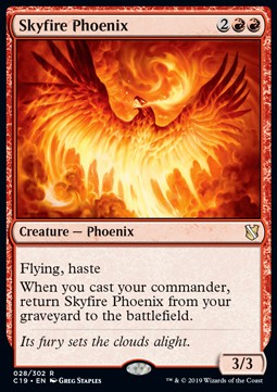 Skyfire Phoenix⁣ - Commander 2019⁣ (Rare)⁣ [28]