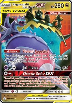 Naganadel & Guzzlord GX⁣ - Cosmic Eclipse⁣ (Ultra Rare)⁣ [158]