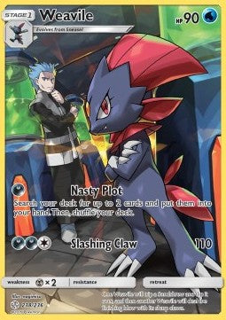 Weavile⁣ - Cosmic Eclipse⁣ (Secret Rare)⁣ [238]