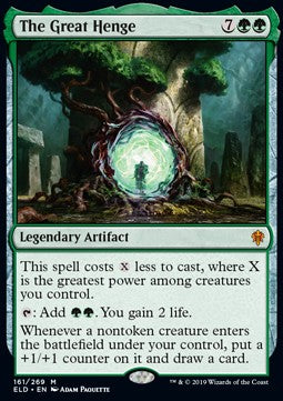 The Great Henge⁣ - Throne of Eldraine⁣ (Mythic)⁣ [161]