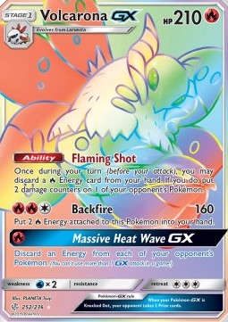 Volcarona GX - Cosmic Eclipse (Secret Rare) [CEC-252]