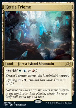 Ketria Triome⁣ - Ikoria: Lair of Behemoths⁣ (Rare)⁣ [250]
