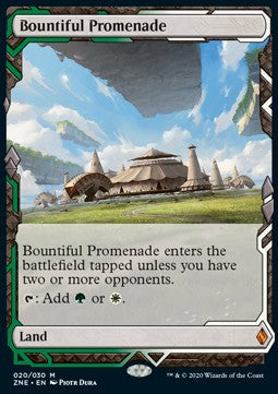 Bountiful Promenade⁣ - Zendikar Rising Expeditions⁣ (Mythic)⁣ [20]