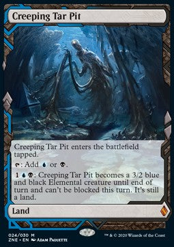 Creeping Tar Pit⁣ - Zendikar Rising Expeditions⁣ (Mythic)⁣ [24]
