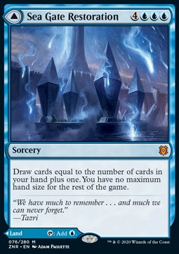 Sea Gate Restoration // Sea Gate, Reborn⁣ - Zendikar Rising⁣ (Mythic)⁣ [76]