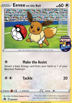 Eevee on the Ball⁣ - Futsal Promos⁣ (Promo)⁣ [002]