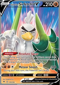 Galarian Sirfetch'd V⁣ - Vivid Voltage⁣ (Ultra Rare)⁣ [174]