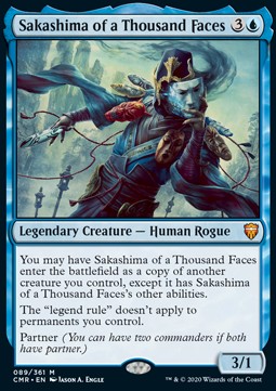 Sakashima of a Thousand Faces⁣ - Commander Legends⁣ (Mythic)⁣ [89]