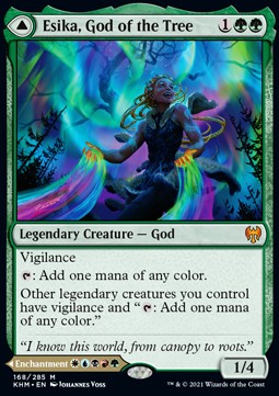 Esika, God of the Tree // The Prismatic Bridge - Kaldheim (Mythic) [KHM-168]