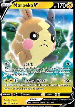 Morpeko V⁣ - Shining Fates⁣ (Ultra Rare)⁣ [37]