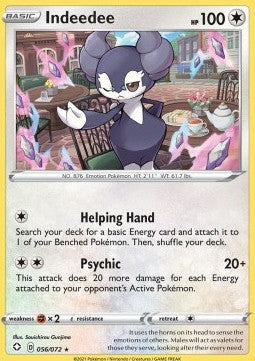 Indeedee⁣ - Shining Fates⁣ (Holo Rare)⁣ [56]