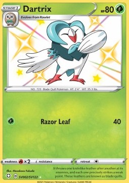 Dartrix⁣ - Shining Fates⁣ (Secret Rare)⁣ [SV2]
