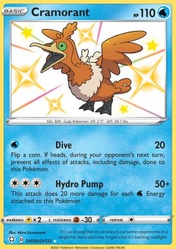 Cramorant⁣ - Shining Fates⁣ (Secret Rare)⁣ [SV30]