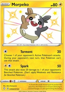 Morpeko⁣ - Shining Fates⁣ (Secret Rare)⁣ [SV44]