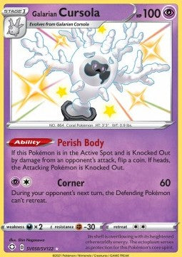 Galarian Cursola⁣ - Shining Fates⁣ (Secret Rare)⁣ [SV50]