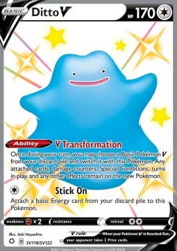 Ditto V⁣ - Shining Fates⁣ (Secret Rare)⁣ [SV118]