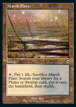Marsh Flats (V.1)⁣ - Modern Horizons 2: Extras⁣ (Rare)⁣ [437]