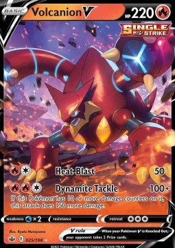 Volcanion V⁣ - Chilling Reign⁣ (Ultra Rare)⁣ [025]