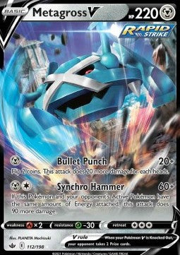 Metagross V⁣ - Chilling Reign⁣ (Ultra Rare)⁣ [112]