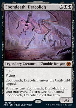 Ebondeath, Dracolich⁣ - Adventures in the Forgotten Realms⁣ (Mythic)⁣ [100]