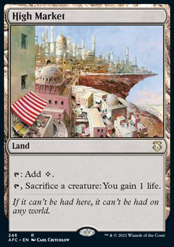 High Market⁣ - Commander: Adventures in the Forgotten Realms⁣ (Rare)⁣ [246]
