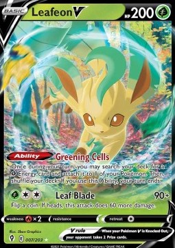 Leafeon V - Evolving Skies (Ultra Rare) [EVS-007]