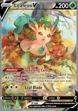 Leafeon V⁣ - Evolving Skies⁣ (Ultra Rare)⁣ [167]