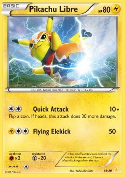 Pikachu Libre⁣ - XY Trainer Kit: Pikachu Libre & Suicune⁣ (Promo)⁣ [P-14]