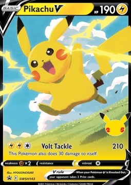 Pikachu V⁣ - SWSH Black Star Promos⁣ (Promo)⁣ [143]