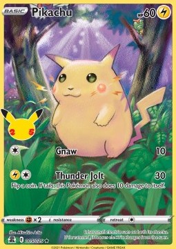 Pikachu⁣ - Celebrations⁣ (Holo Rare)⁣ [005]