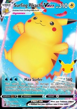 Surfing Pikachu VMAX⁣ - Celebrations⁣ (Ultra Rare)⁣ [009]