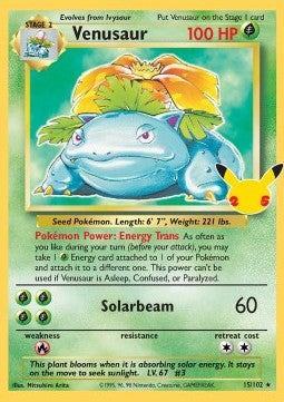 Venusaur⁣ - Celebrations⁣ (Holo Rare)⁣ [BS 15]