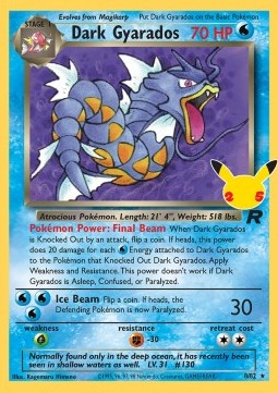 Dark Gyarados⁣ - Celebrations⁣ (Holo Rare)⁣ [TR 8]