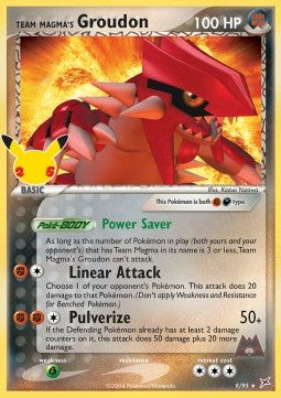 Team Magma's Groudon⁣ - Celebrations⁣ (Holo Rare)⁣ [MA 9]