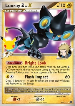Luxray [GL] LV.X⁣ - Celebrations⁣ (Holo Rare)⁣ [RR 109]