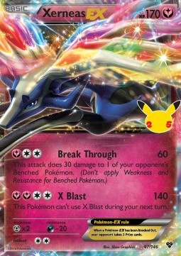 Xerneas EX⁣ - Celebrations⁣ (Ultra Rare)⁣ [XY 97]