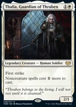 Thalia, Guardian of Thraben⁣ - Innistrad: Crimson Vow⁣ (Rare)⁣ [38]