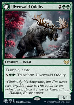 Ulvenwald Oddity // Ulvenwald Behemoth⁣ - Innistrad: Crimson Vow⁣ (Rare)⁣ [225]