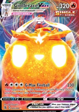 Cinderace VMAX⁣ - Fusion Strike⁣ (Ultra Rare)⁣ [045]