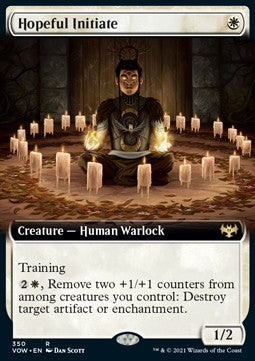 Hopeful Initiate⁣ - Innistrad: Crimson Vow: Extras⁣ (Rare)⁣ [350]