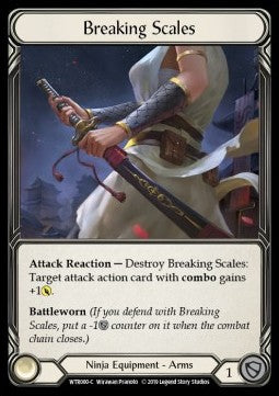 Breaking Scales (Cold Foil)⁣ - Welcome to Rathe - Alpha⁣ (Common)⁣ [WTR080-C]