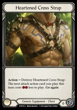 Heartened Cross Strap (Cold Foil)⁣ - Welcome to Rathe - Alpha⁣ (Common)⁣ [WTR152-C]