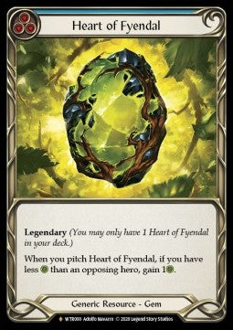 Heart of Fyendal (Rainbow Foil) - Welcome to Rathe - Unlimited (Fabled) [WTR-U-WTR000]