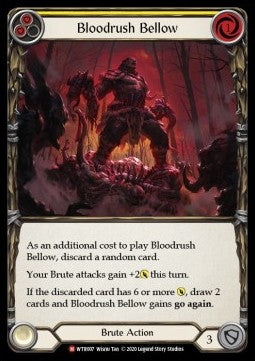 Bloodrush Bellow (Rainbow Foil) - Welcome to Rathe - Unlimited (Majestic) [WTR-U-WTR007]