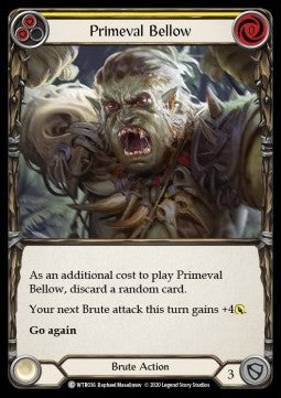 Primeval Bellow (Yellow) (Normal)⁣ - Welcome to Rathe - Unlimited⁣ (Common)⁣ [WTR036]