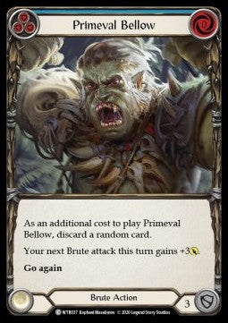Primeval Bellow (Blue) (Normal)⁣ - Welcome to Rathe - Unlimited⁣ (Common)⁣ [WTR037]